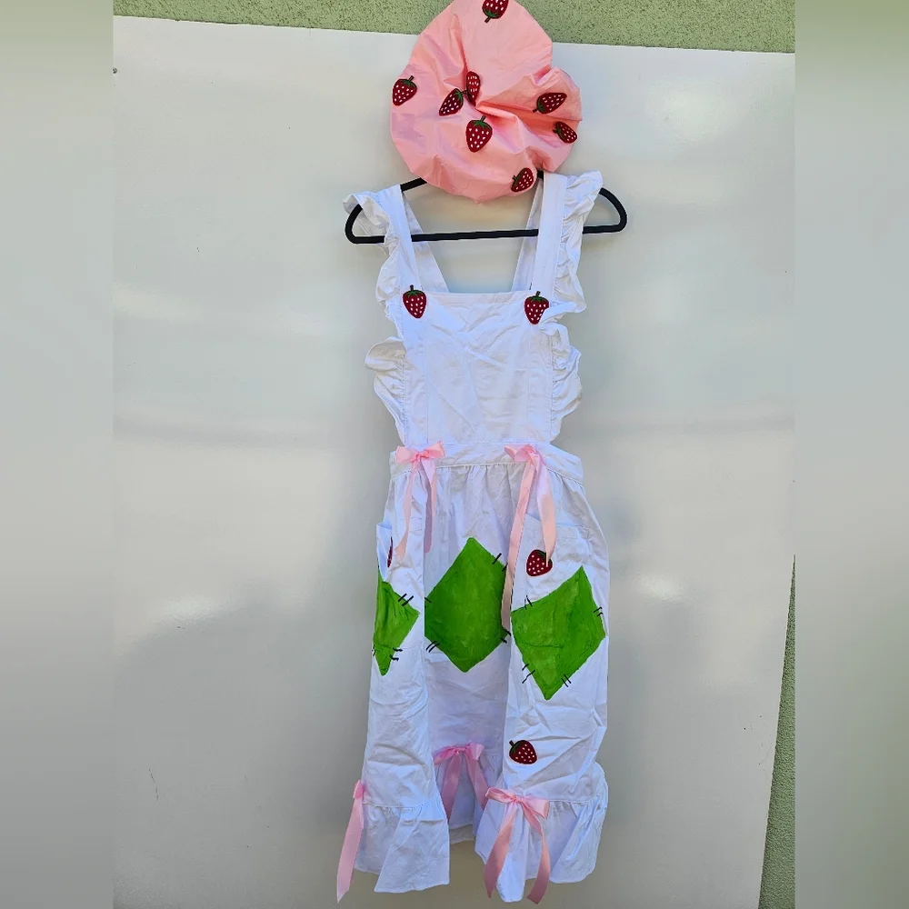 Strawberry Shortcake Costume Apron - Picture 1 of 10